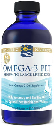 Nordic Naturals Omega-3 lemmikloomale - 237 ml.