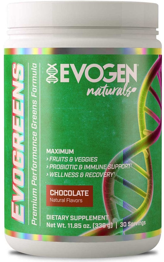 Evogen Evogreens natūralus šokolado maisto papildas