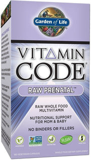 Garden of Life Vitamin Code Raw Prenatal - 180 kapsulių