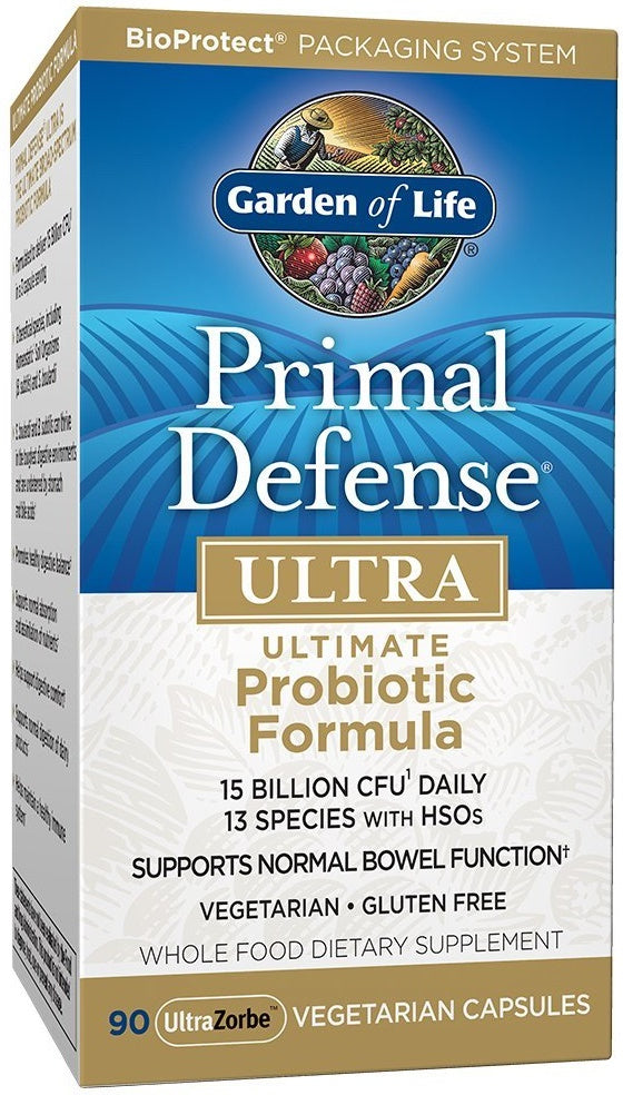 Garden of Life Primal Defense Ultra, probiotinės kapsulės