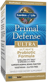 Garden of Life Primal Defense Ultra - 180 kapsulių maisto papildas