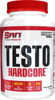 SAN Testo Hardcore maisto papildas, 90 tablečių, vyrų testosterono palaikymas