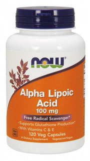 Maisto papildas Alpha Lipoic Acid 100mg, 120 kapsulių