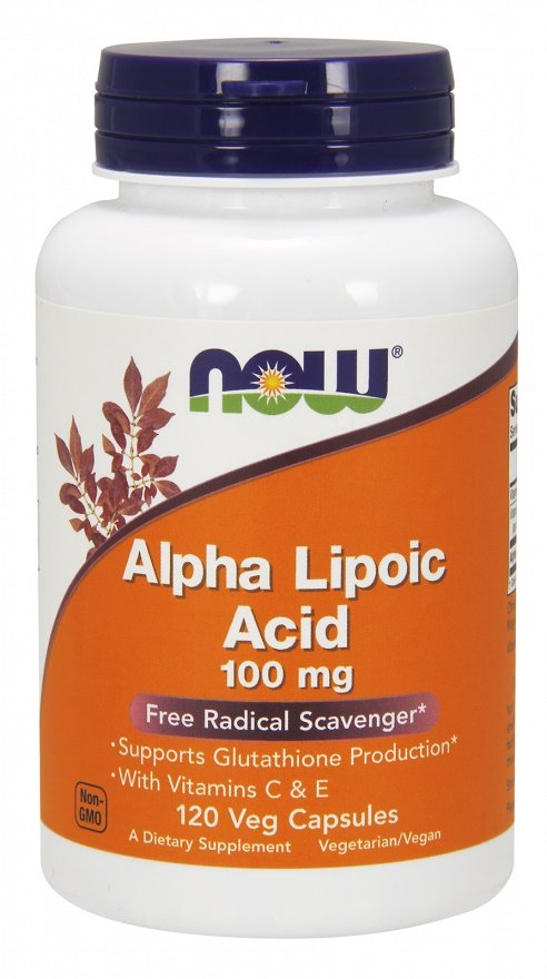 Maisto papildas Alpha Lipoic Acid 100mg, 120 kapsulių