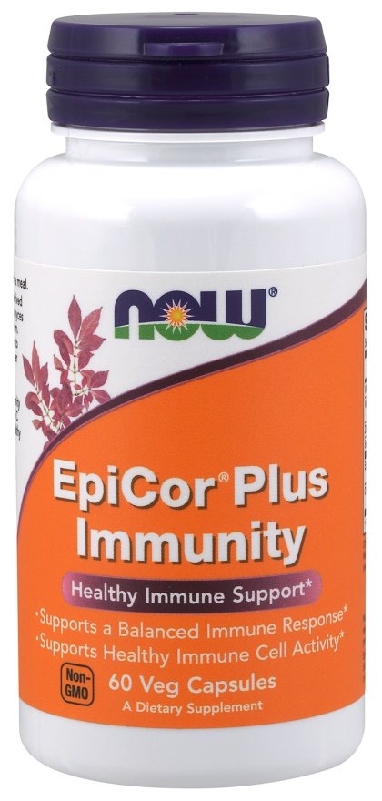 NOW Foods EpiCor Plus Immunity maisto papildas kapsulės