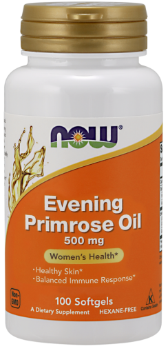 NOW Foods Evening Primrose Oil, 500mg - 100 kapsulių