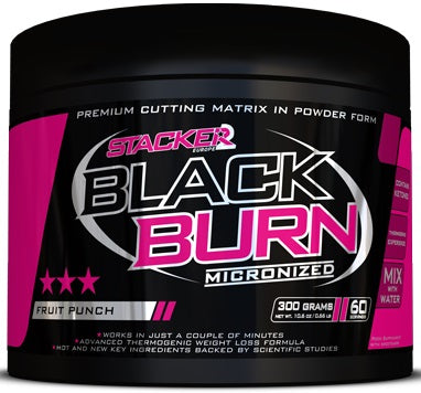 Maisto papildas Stacker2 Europe Black Burn Micronized, Fruit Punch, 300 g