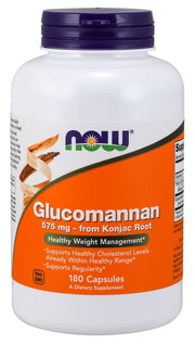 NOW Foods Glucomannan kapsulės, konjako šaknis, svorio kontrolė