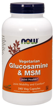 Vegetarinės gliukozamino ir MSM kapsulės