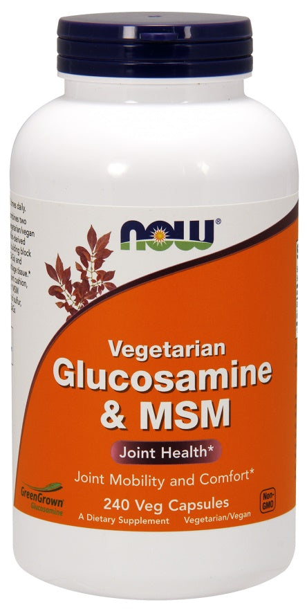 Vegetarinės gliukozamino ir MSM kapsulės