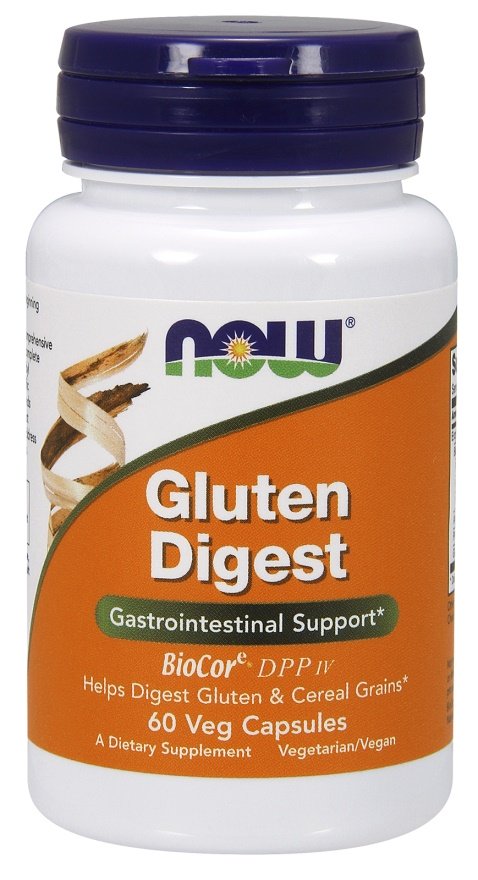 NOW Foods Gluten Digest kapsulės, maisto papildas, skirta virškinimo palaikymui