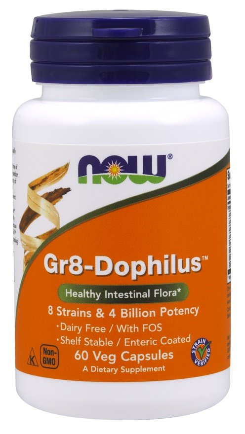 NOW Foods Gr8-Dophilus kapsulės