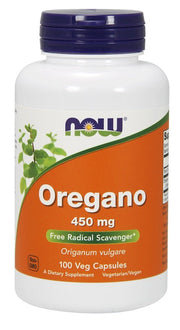 NOW Foods Oregano 450mg kapsulės sveikatai
