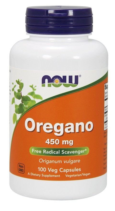 NOW Foods Oregano 450mg kapsulės sveikatai