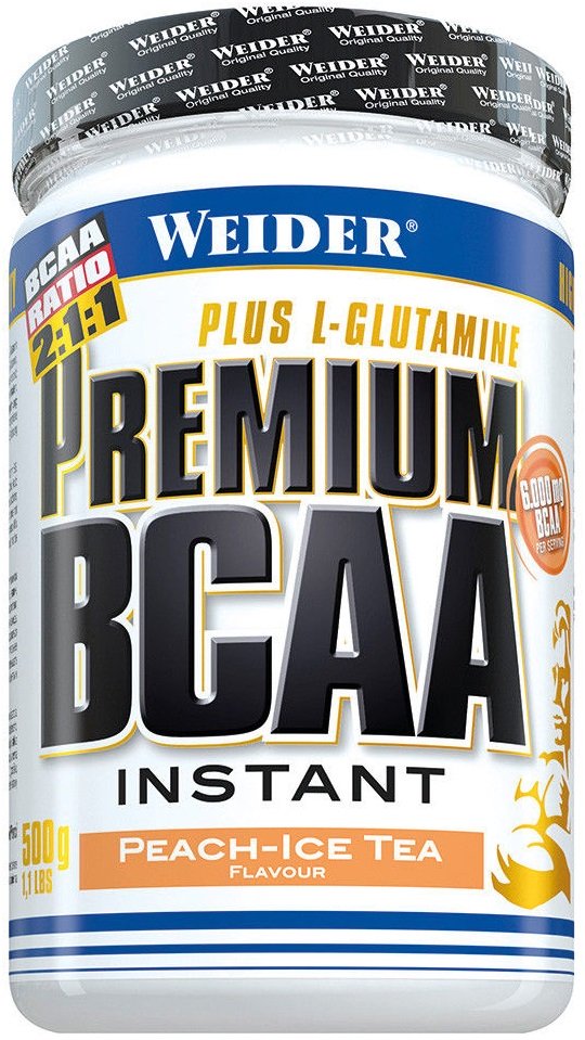 Weider BCAA papildas, persikų ledų arbata, sporto papildas