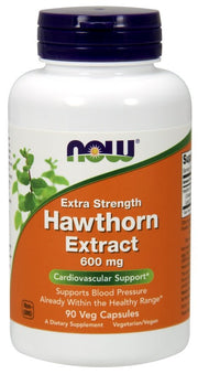 NOW Foods Hawthorn Extract, 600mg, sveikatos papildas