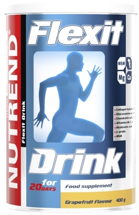 Nutrend Flexit Drink, Grapefruit - 400 g, sporto maisto papildas