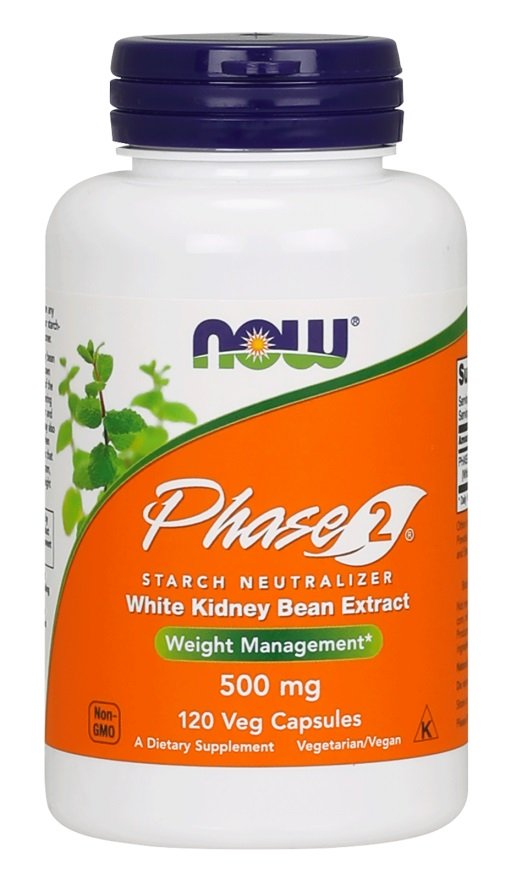 NOW Foods Phase 2 - Baltymų milteliai, 500 mg, 120 kapsulių