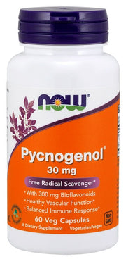 NOW Foods Pycnogenol 30mg, 60 veganiškos kapsulės