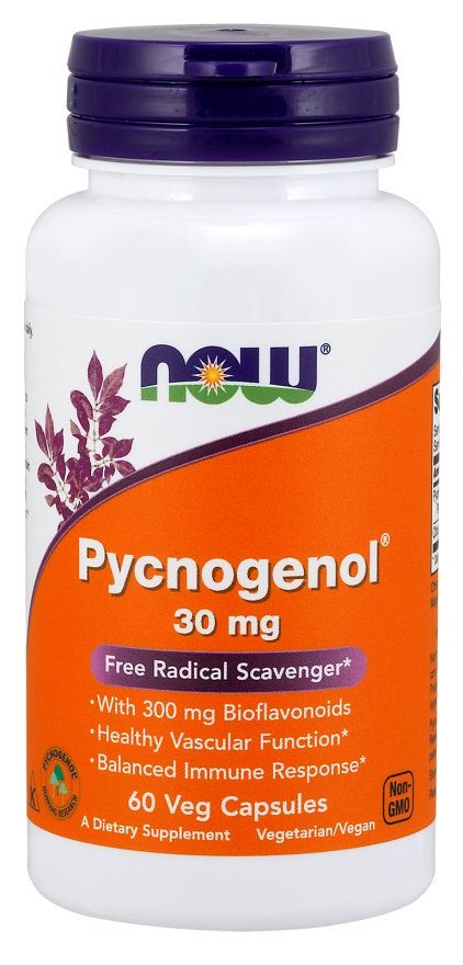 NOW Foods Pycnogenol 30mg, 60 veganiškos kapsulės