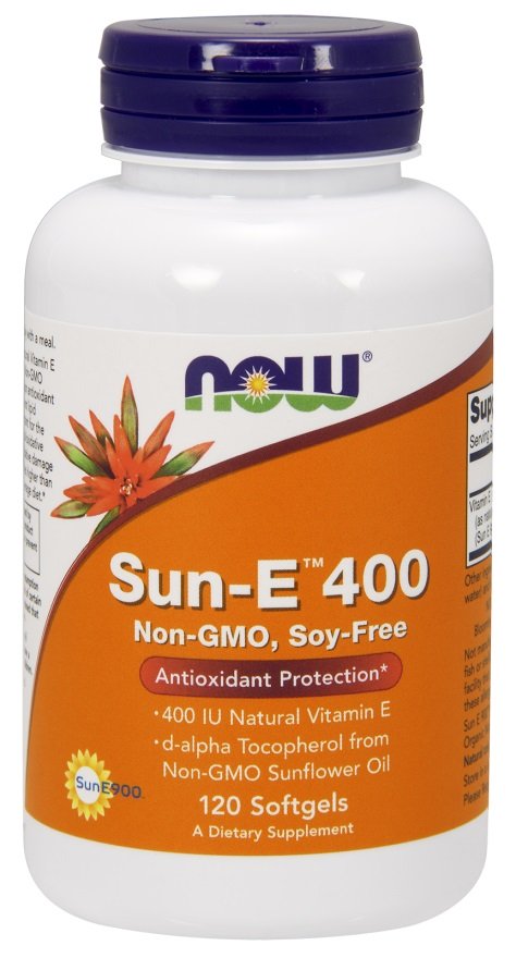 NOW Foods Sun-E 400 IU maisto papildas kapsulės