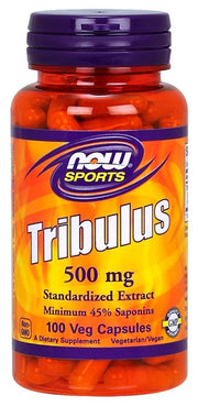 NOW Foods Tribulus, 500mg, vegetarinės kapsulės, sporto papildas
