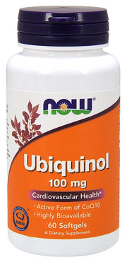 NOW Foods Ubiquinol 100mg, 60 kapsulių, sveikata