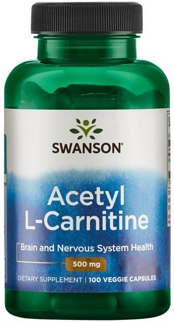 Swanson Acetyl L-Carnitine kapsulės
