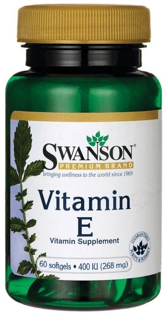Vitaminas E, maisto papildas, kapsulės