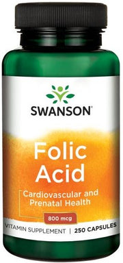Swanson folio rūgštis kapsulės