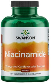 Swanson Niacinamide 500mg maisto papildas kapsulės