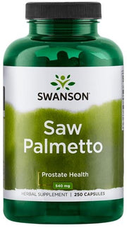 Swanson Saw Palmetto, 540mg - 250 kapsulių, prostatos sveikatai