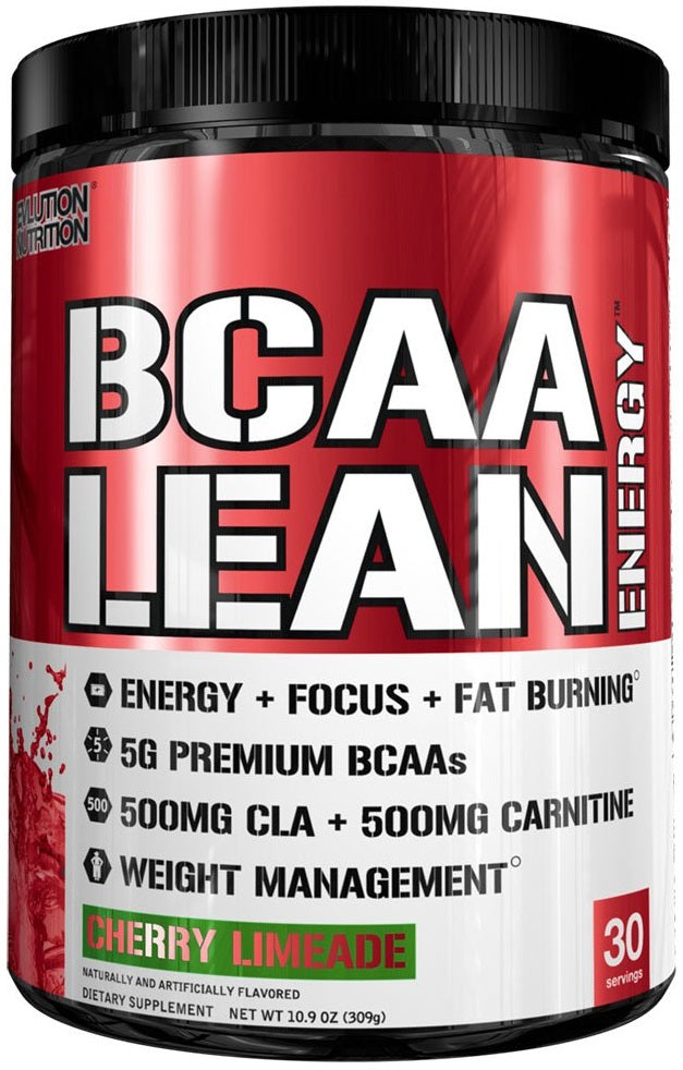 BCAA Lean Energy papildas, vaisių skonio, sporto papildas, energijos ir riebalų deginimo formulė