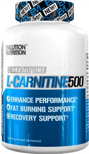 L-Carnitine 500 maisto papildas kapsulės sporto papildai