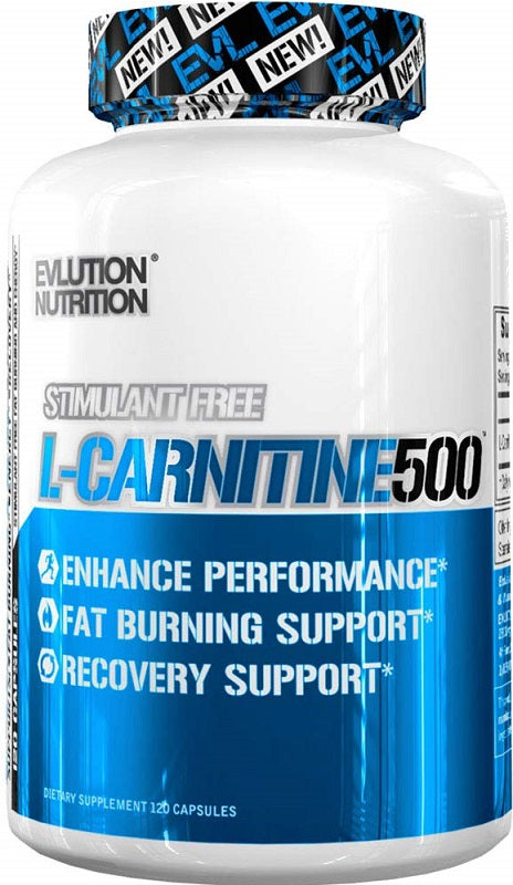 L-Carnitine 500 maisto papildas kapsulės sporto papildai