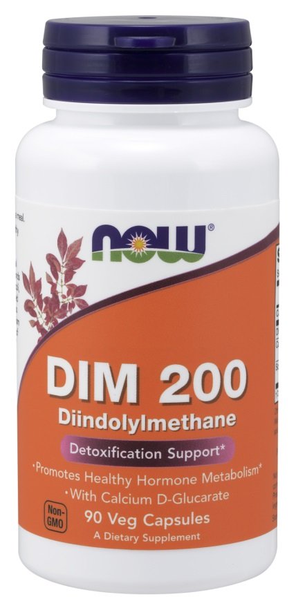 NOW Foods DIM 200 kapsulės sveikatos papildas