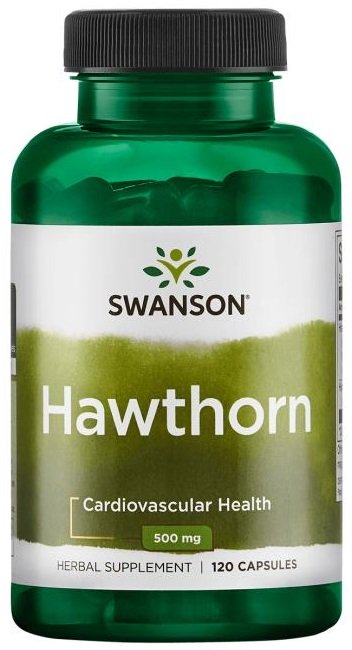 Swanson Hawthorn ekstraktas, 500mg, kapsulės