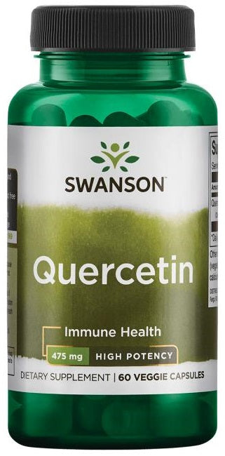 Swanson Quercetin maisto papildas, 60 kapsulių, antioksidantai, sveikata