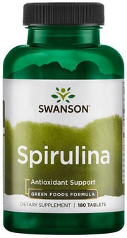 Swanson Spirulina maisto papildas, 180 tablečių
