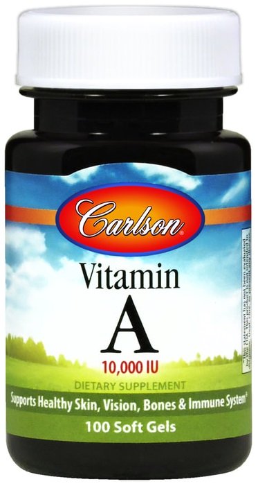 Vitaminas A, 10 000 IU, maisto papildas