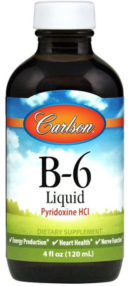 Carlson Labs Vitamiin B-6 - püridoksiinvesinikkloriid - 120 ml.