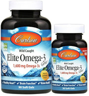 Omega-3 kapsulės Carlson Labs Elite Lemon