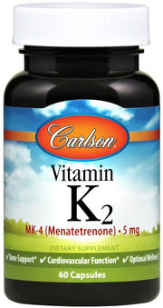 Carlson Labs K2-vitamiin MK-4, 5 mg - 60 kapslit