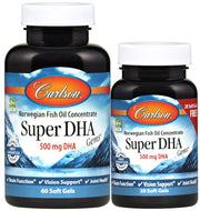 Carlson Labs Super DHA kapsulės
