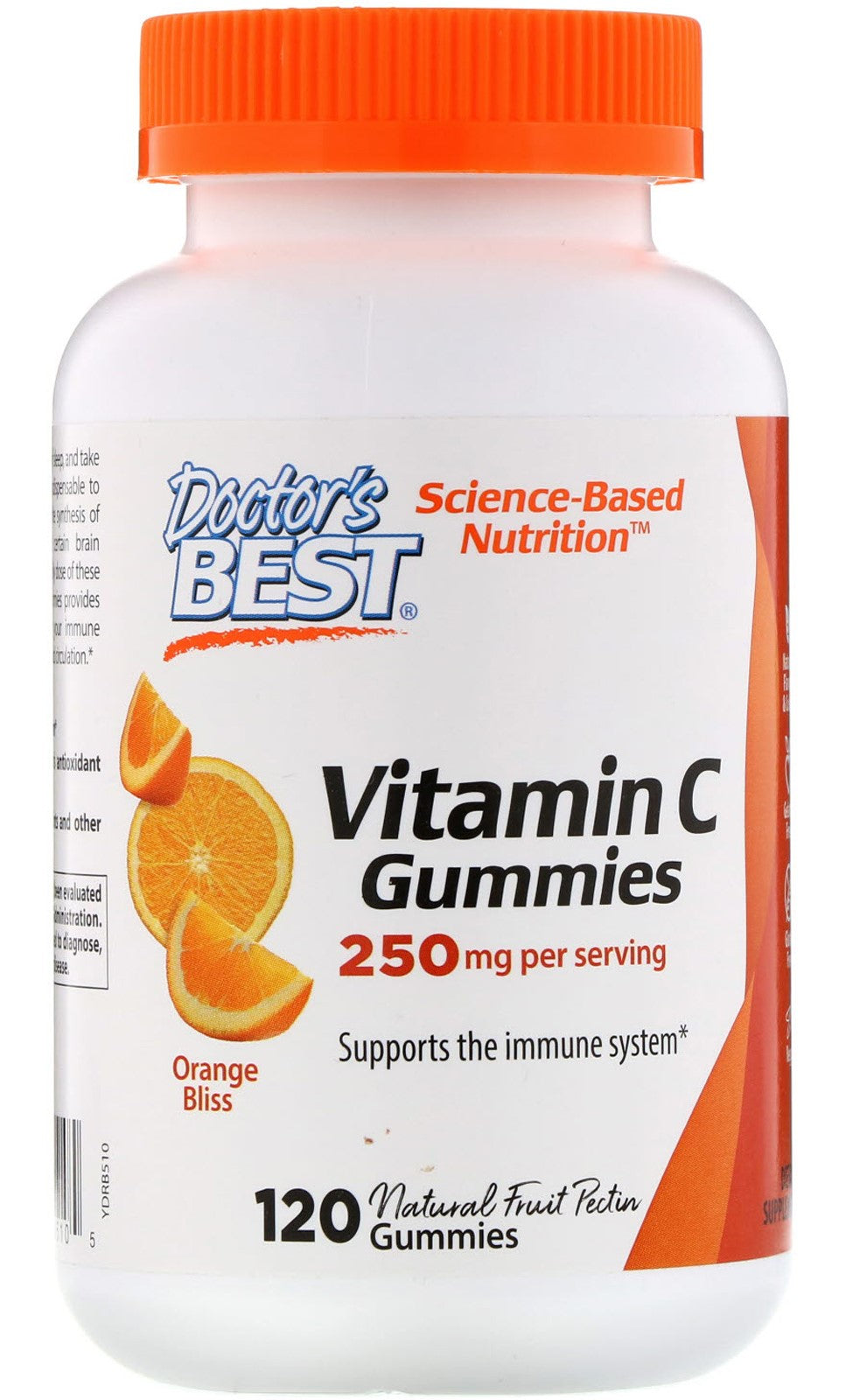 Vitaminų guminukai, apelsino skonio, maisto papildas, vitaminas C, 120 vnt.