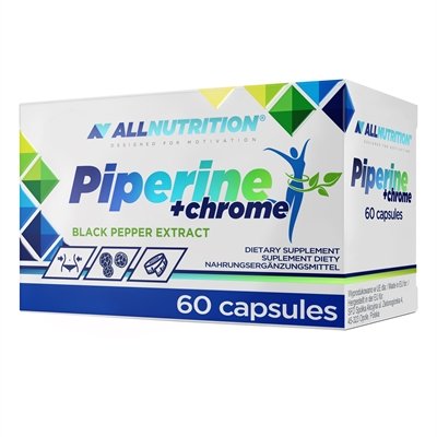 Allnutrition Piperine + Chrome kapsulės
