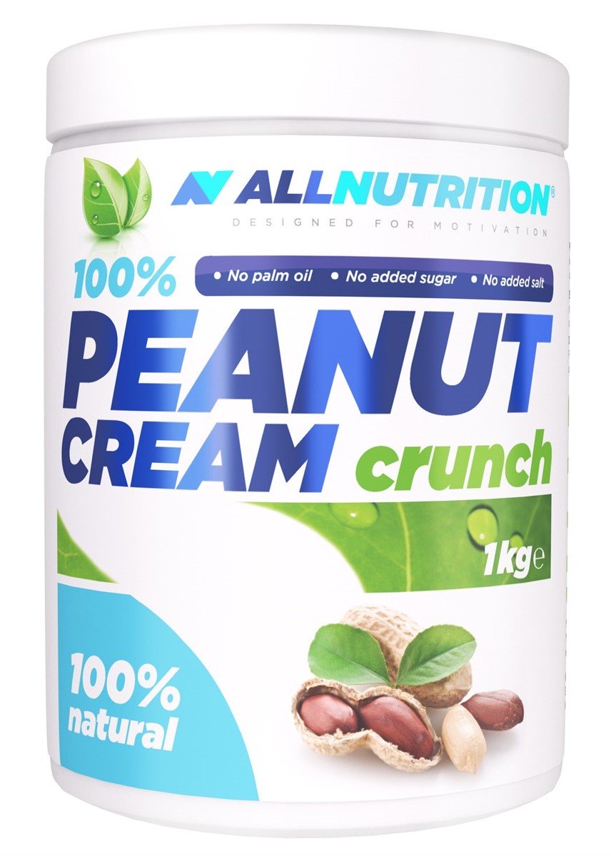 Allnutrition žemės riešutų kremas, traškus, 1kg