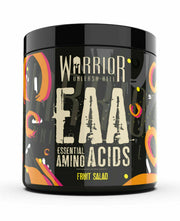 Warrior EAA amino rūgštys, vaisių salotos, maisto papildas