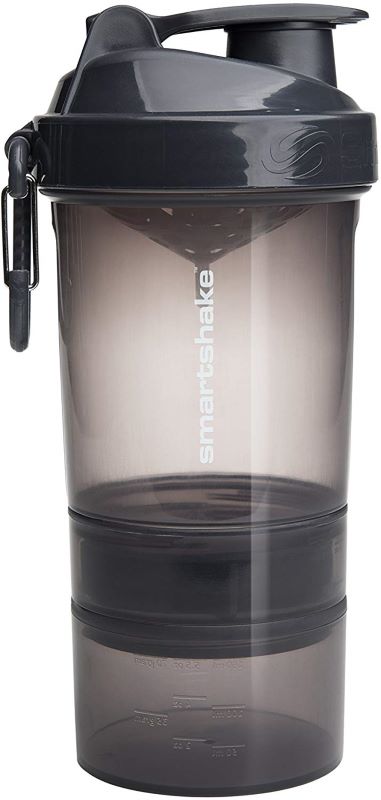 SmartShake Original2Go, Gunsmoke Black - 600 ml, maisto papildas, aksesuaras