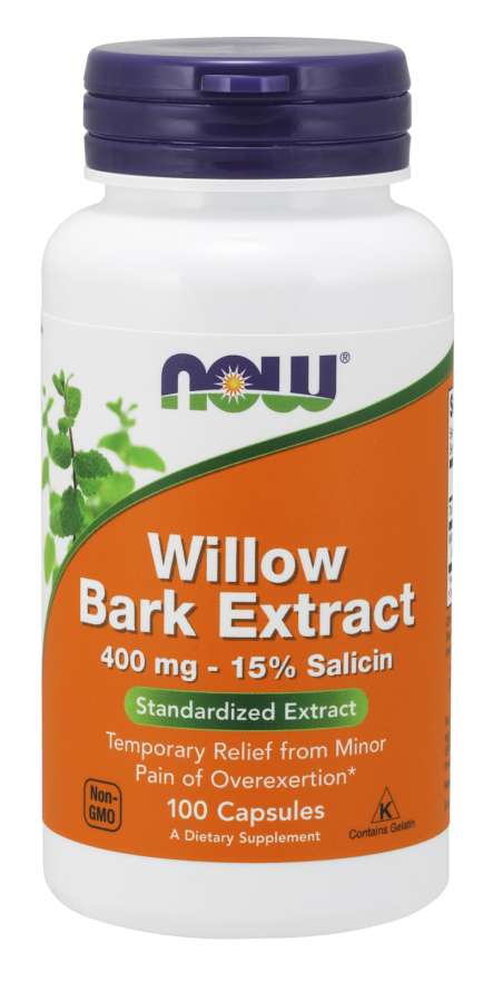 Willow Bark Extract kapsulės sveikatai